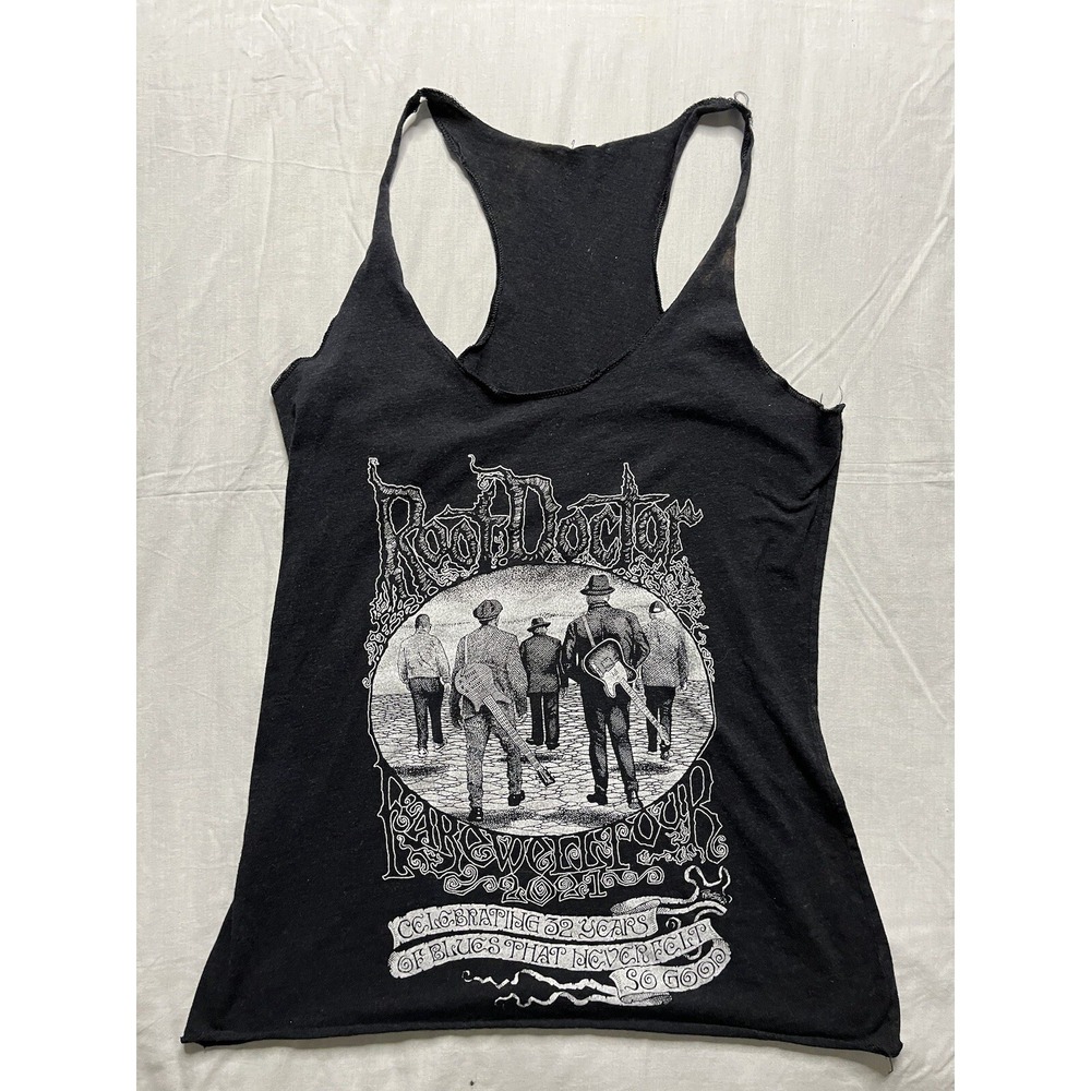 Root Doctor Tank Top Shirt Women's Black Farewell Tour 2021 Sleeveless